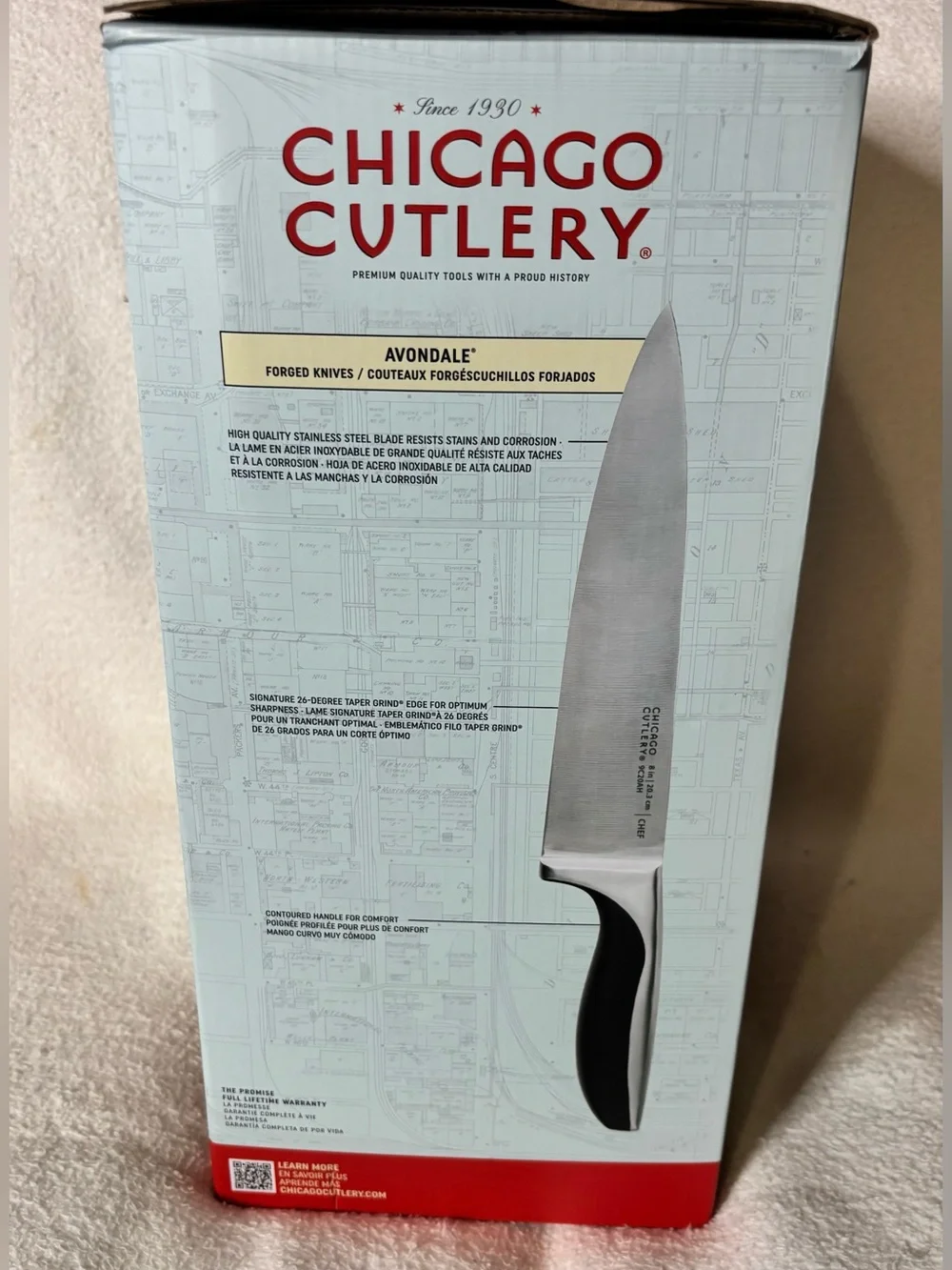 Avondale 16pc Knife Block Set - Black